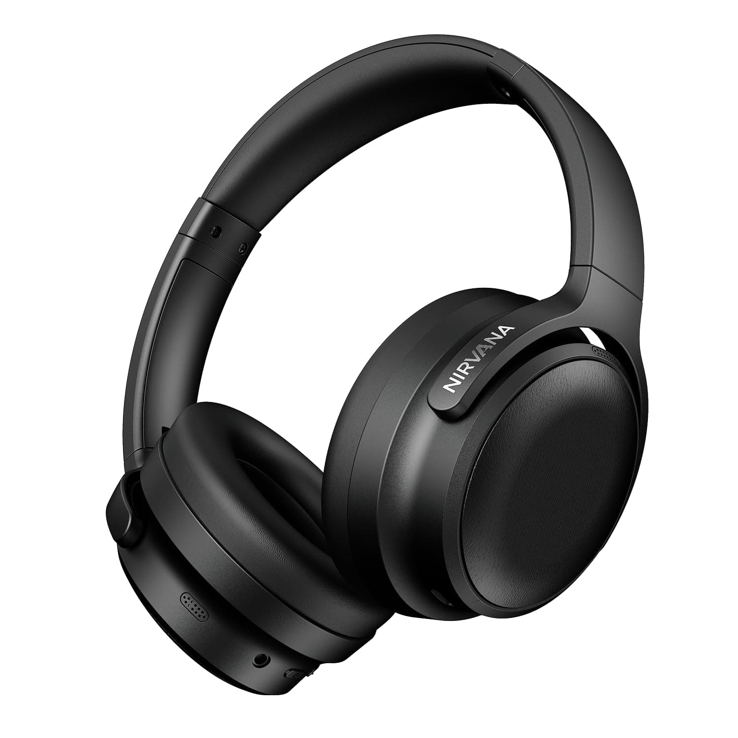 Boat Nirvana Eutopia 2 ANC, (~45dB) Adaptive Hybrid ANC, 80H Playtime, 3D Spatial Audio, Dual Drivers, Hi-Res Ldac, ASAP™ Charge, AI-ENx™ and Adaptive Fit Wireless Bluetooth Headphones (Cosmic Black)