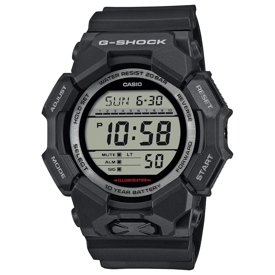 Casio G-Shock GD-010-1DR Digital Black Dial Men (G1604)