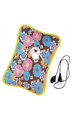 EUFLORIA Electric Hot Water Bag for Pain Relief – Soft and Durable Heat Pouch for Cramps, Back Pain, Muscle Aches &amp; Winter Comfort | Easy to Use, Portable &amp; Reusable (Multicolour)