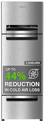 Whirlpool 235 L Frost Free Triple-Door Refrigerator (FP 253D PROTTON ROY RADIANT STEEL(Z) Double Door Refrigerator space)