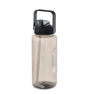 CELLO Gym Pro Large Sipper Water Bottle, 2080ml Black | Food Grade, Leakproof, Easy to Carry |Gym Water Bottle For Fitness, Office, School, Sports &amp; Outdoor Hydration