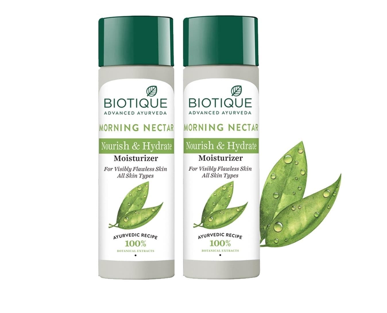 Biotique Bio Morning Nectar Lotion for All Skin Types, 120ml (Pack of 2)