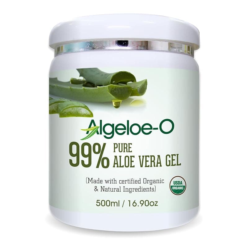 Salvia ALGELOE - 99% Pure Organic Aloe Vera Gel - Skin & Hair Care - Soothing & Hydrating - Paraben & Sulfate-Free - 500ml