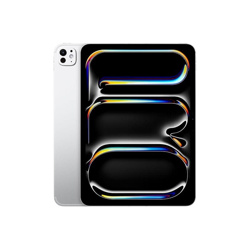 Apple iPad Pro 11″ (M4): Ultra Retina XDR Display, 2TB, 12MP Front Camera / 12MP Back Camera, LiDAR Scanner, Wi-Fi 6E + 5G Cellular with eSIM, All-Day Battery Life, Nano-Texture Glass — Silver