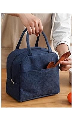 EUFLORIA Insulated Travel Lunch/Tiffin/Storage Bag for Women and Men Office, Collage and School (Multicolor P1A2)