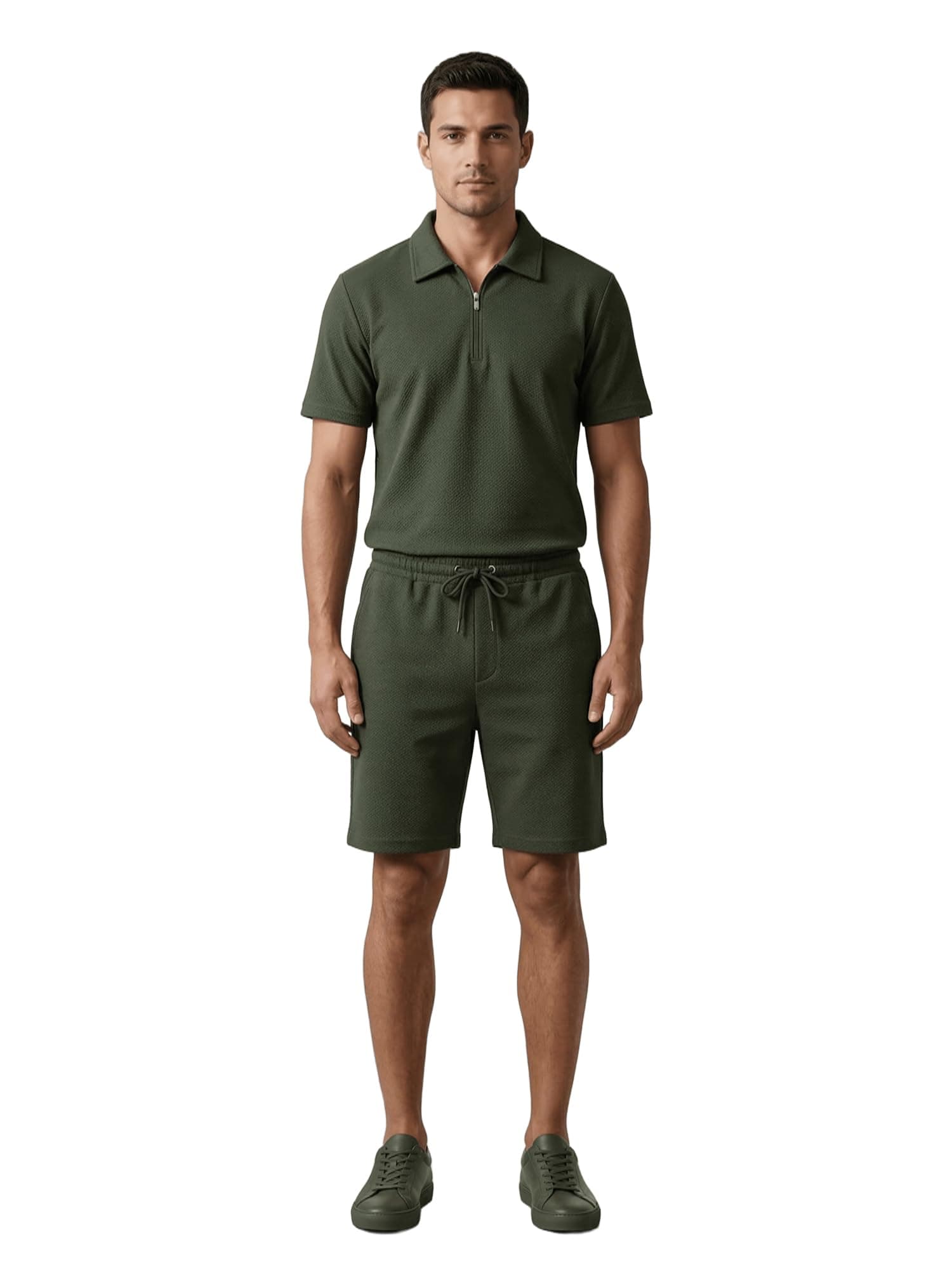 Dollar Men Co-Ord Set | Polyester Shorts + Polo T-Shirt | Regular Fit, Quick Dry & Breathable | Gym, Casual & Sportswear | Pack of 1