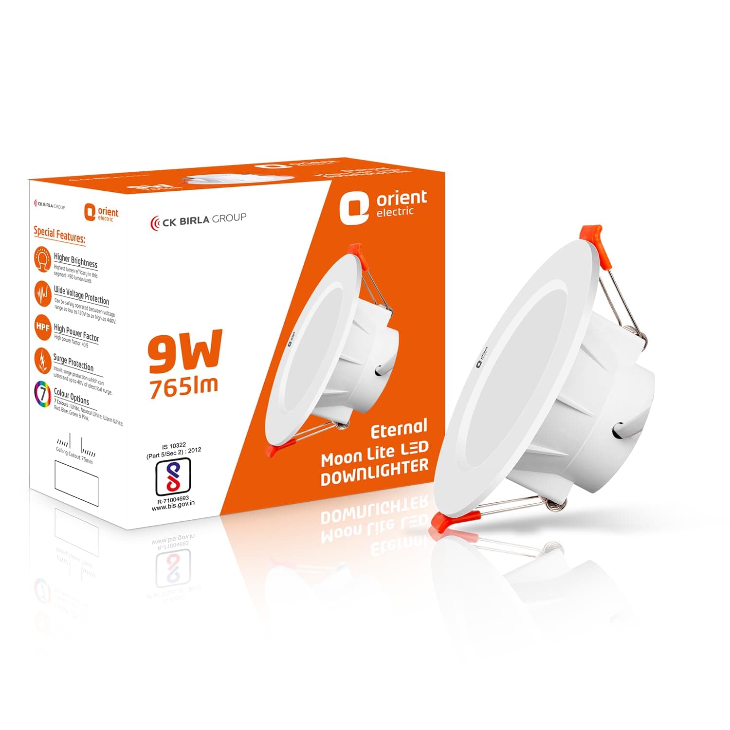 Orient Electric 9W Moonlight Down Lighter (Cool White, 6500K)