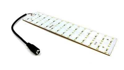 INVENTO 1Pcs 12V 30W 2835 LED Strip White Color 84 SMD LED Plate 200x50x2.5mm with 5.5mm DC Jack High Power Ultra Bright