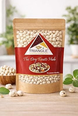 Makhana, Fox Nuts (Phool Makhana), 1 Kgs|Small Medium Size Mix| Natural High Protein Lotus Seeds, Gorgon Nuts, Pesticide Free, Low Calorie, Vegan Superfood | Foxnuts, Lotus Puffs | Rich in Calcium, Maintains Weight, Healthy Snacks |Prasadam Makhana,Fit for Fasting (1 KGS)