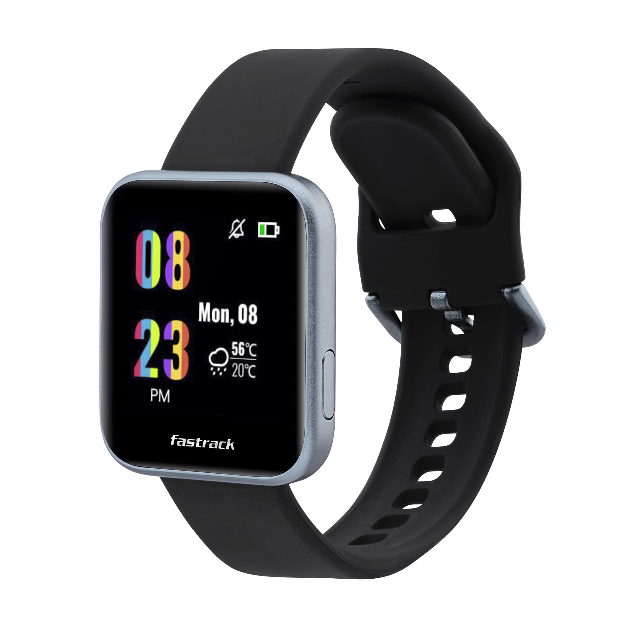 Fastrack Reflex Smartwatch, 24x7 HRM & SpO2 Monitor,Upto 7 Days Battery Life & 5 ATM