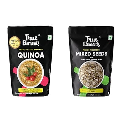True Elements Quinoa 1kg + SPF Seeds 150g Combo