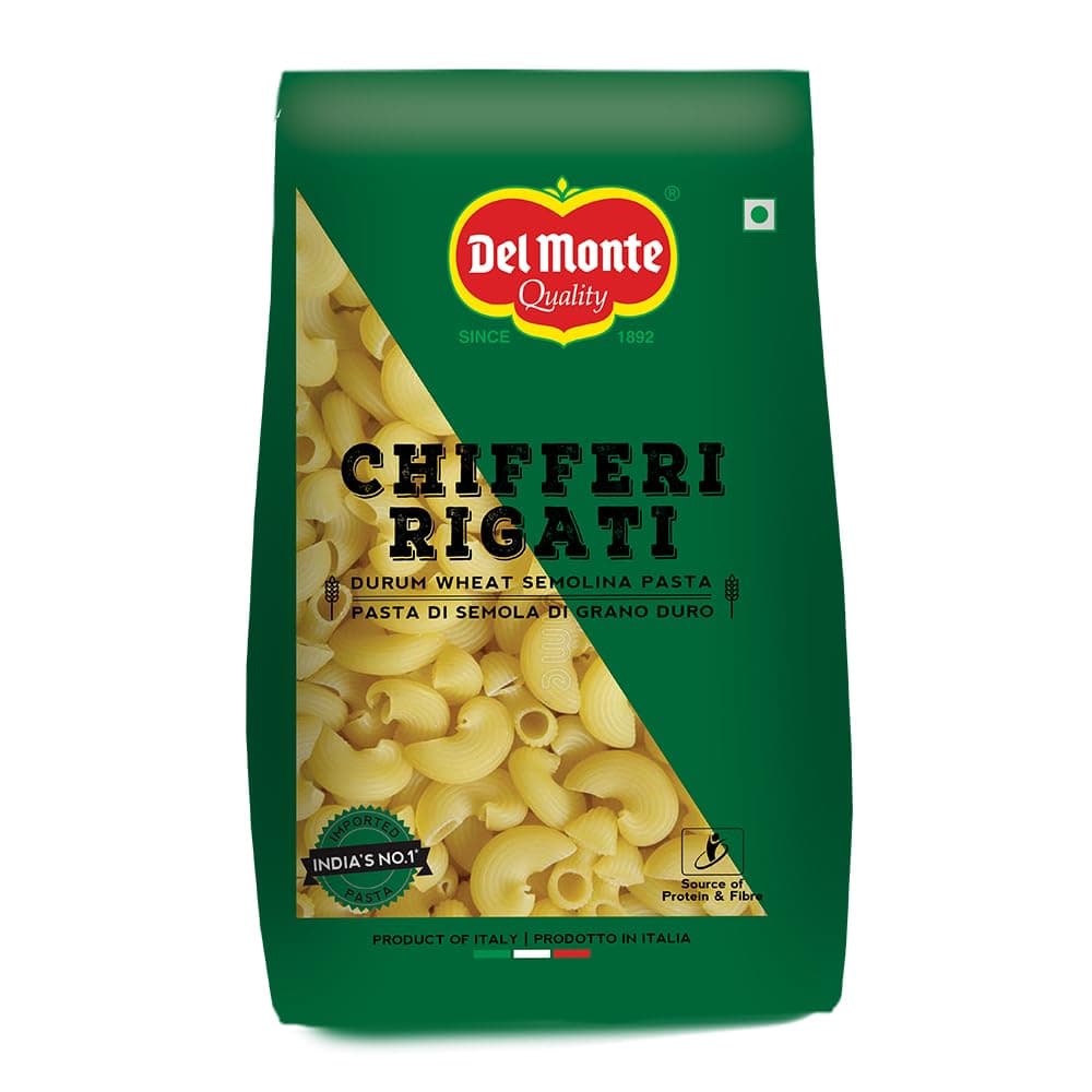 Del Monte Chifferi Rigati Pasta Pouch, 1000 g