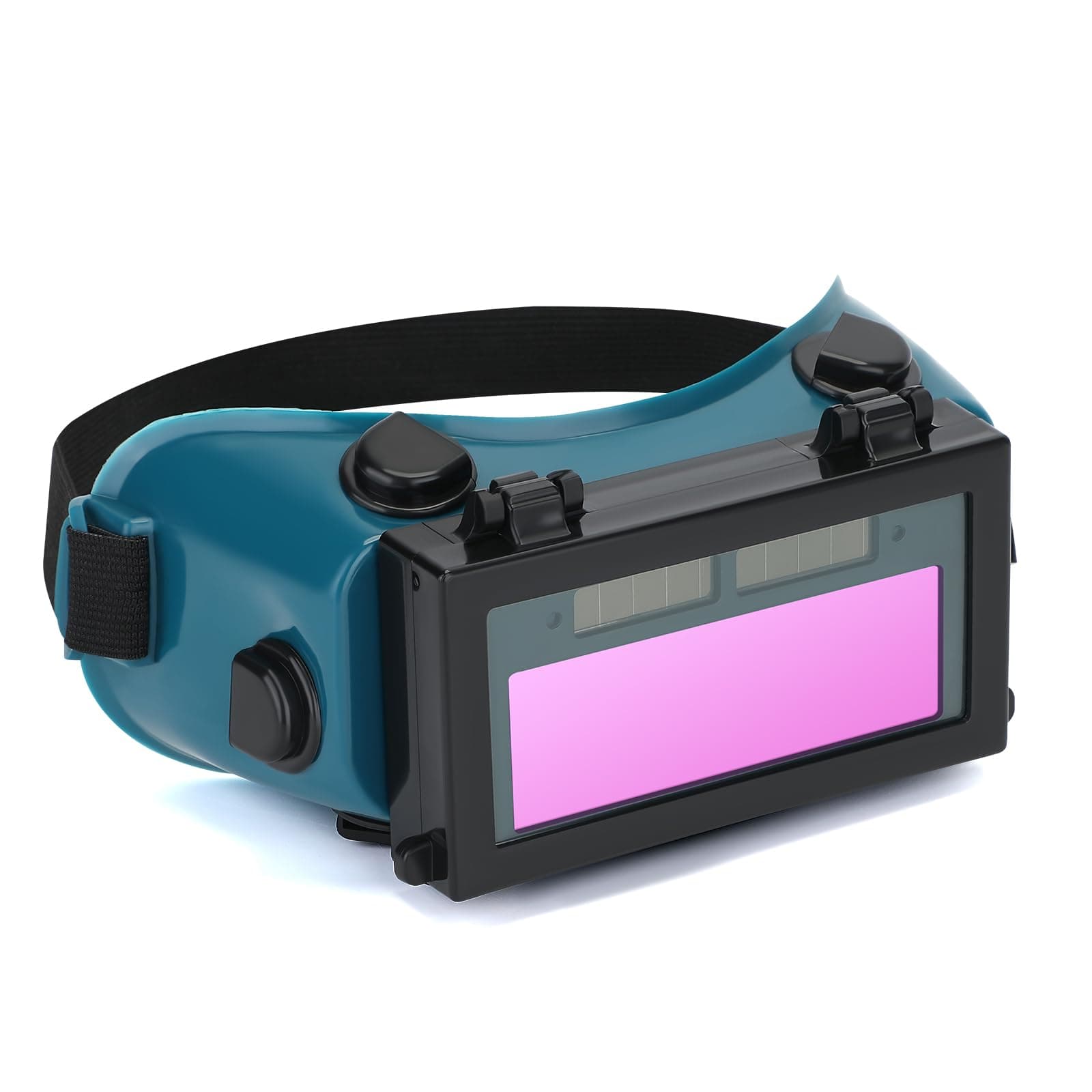Holulo Auto Darkening Welding Goggles with Clear Inner Lenses Welding Helmet Solar Welder Eyes Glasses Flip Up Lens Eye Protection (Dark Green)