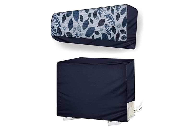 1.5 Ton Split Ac Cover Set || Waterproof &amp; Dustproof || Protect Your AC from Elements || Elegant Floral Pattern - Protect Your AC Investment All Year Round ( For 1.5 Ton Only )