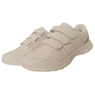 Li-Ning NonLacing School Shoes Kids Range - Unisex - White - 7 UK