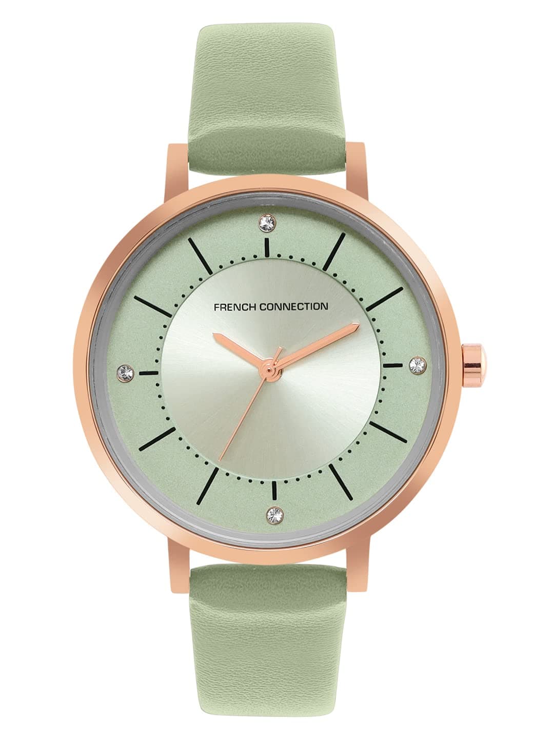 French Connection Analog Women's Watch (Dial Colored Strap)