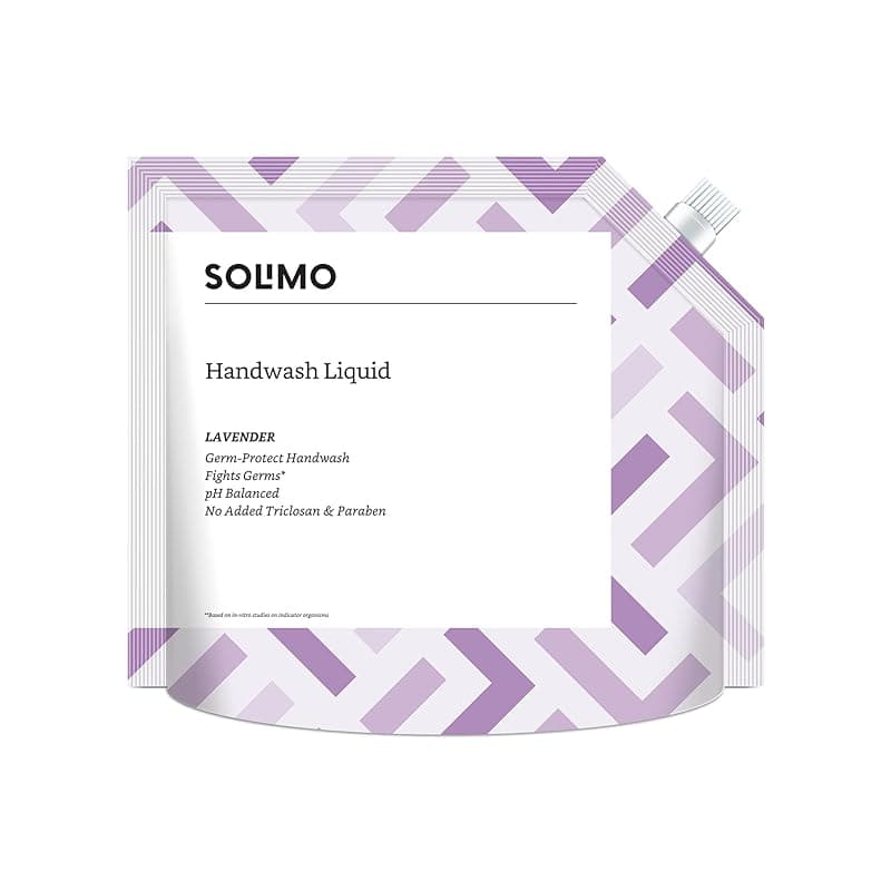 Amazon Brand - Solimo Handwash Liquid Refill, Lavender - 1500 ml (RossariLavender11)