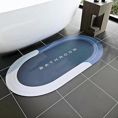 Fitness Mantra® Non Slip, Quick Dry Bath Mat for Door/Room/Bathroom/Kitchen/Lobby |Size:- 40 x 60 CM | Qty:- 1 Piece | Color - Mix/Assorted |