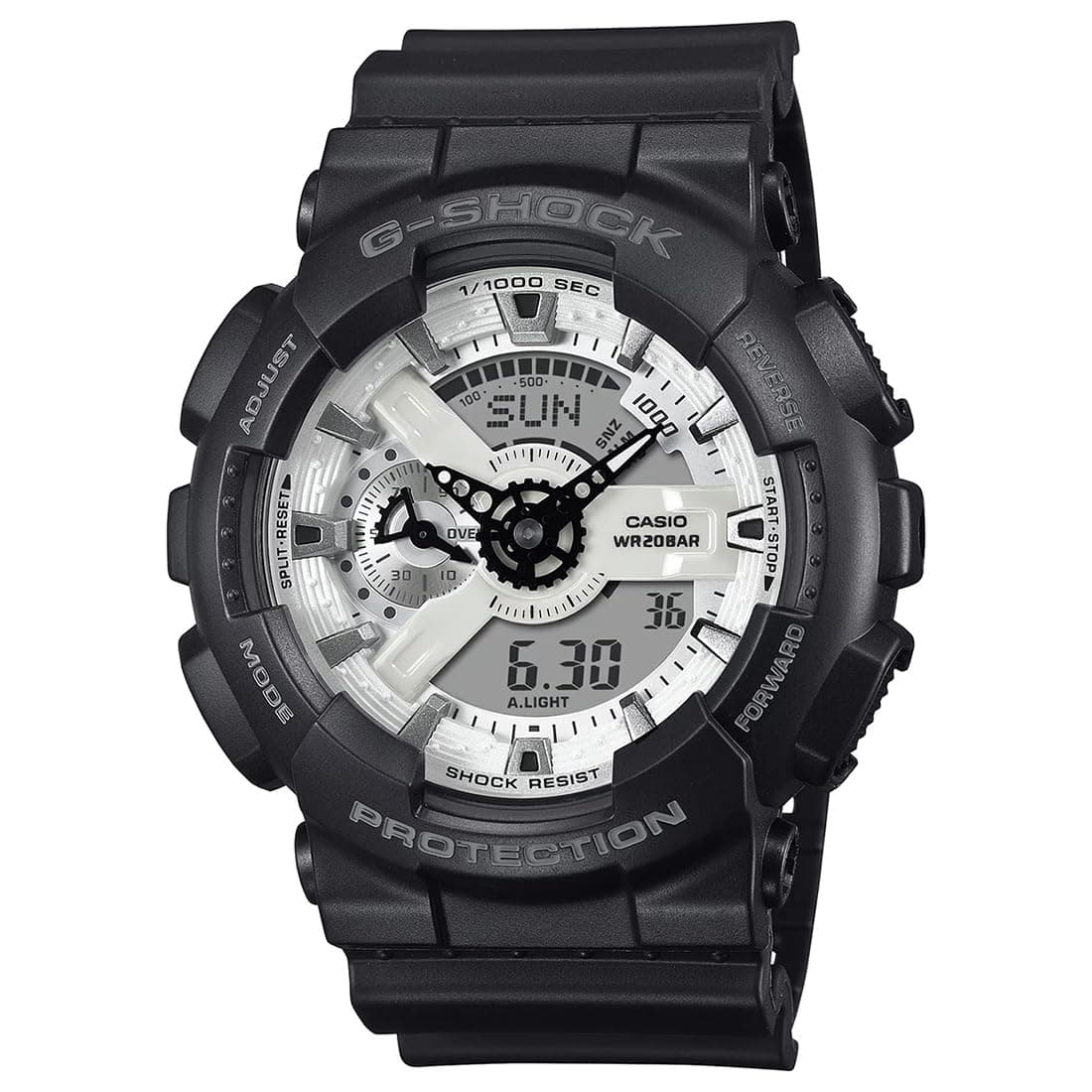 Casio G-Shock GA-110WD-1ADR Analog-Digital White Dial Men (G1636)