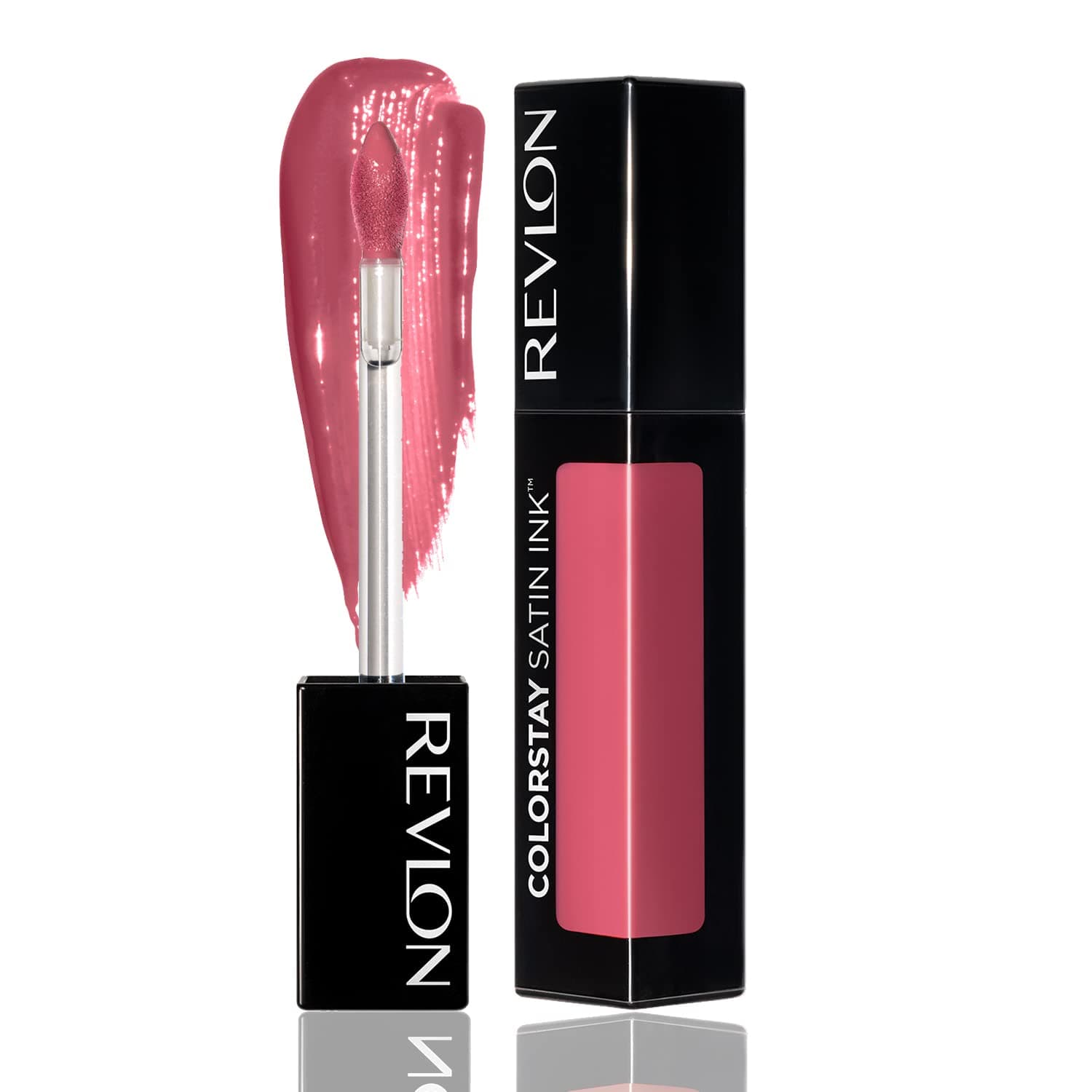 REVLON Colorstay Satin INK, Comfortable, Longwear Rich 16-Hour Liquid lip Color, Formulated with Black Currant Seed Oil & Vitamin E, Your Majesty - (010)