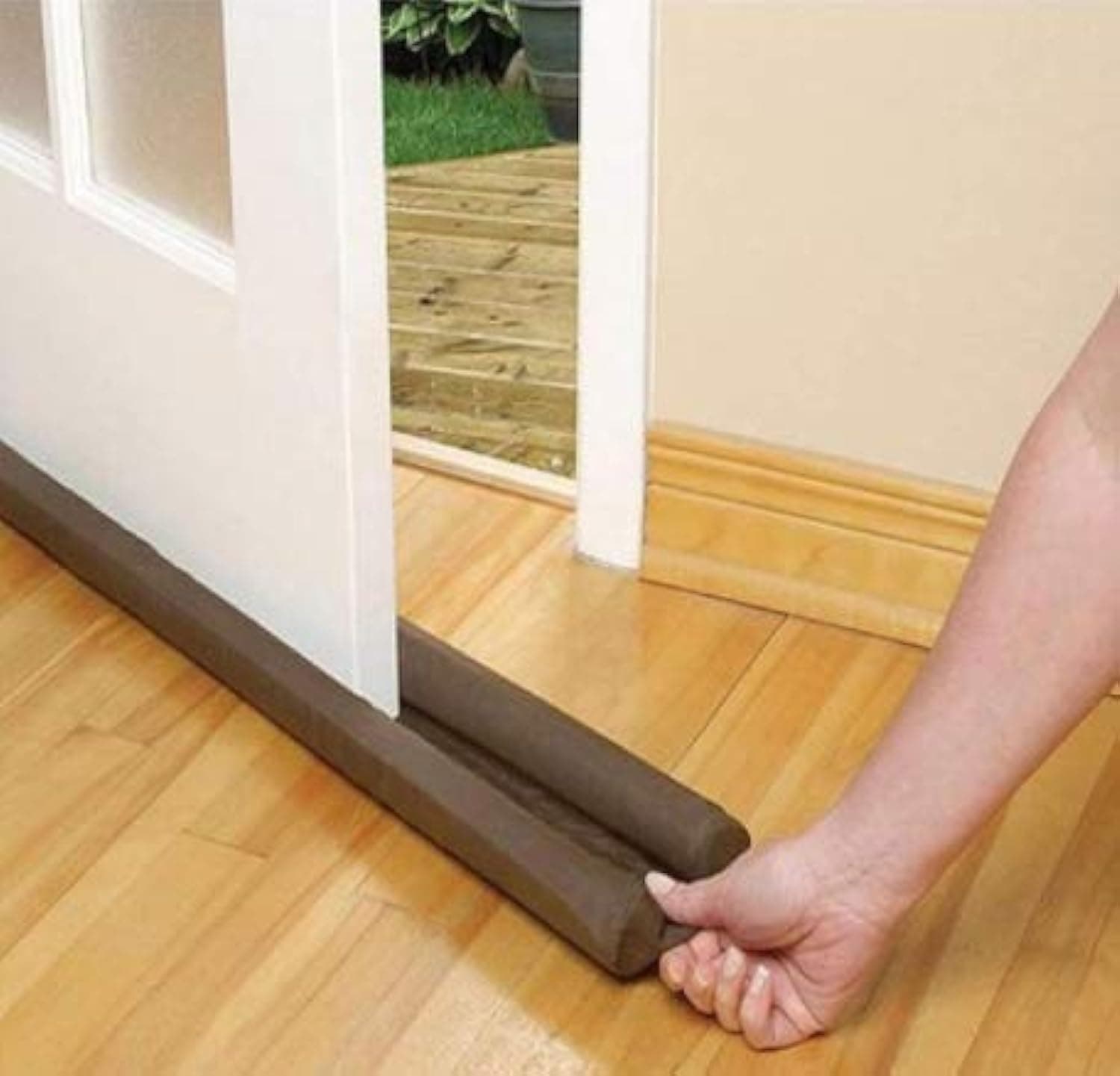 Raxon Innovation (39 Inches, Pack of 5) PVC Door Guard Gap Filler for Door Bottom Seal Strip - Sound-Proof, Reduce Noise, Energy Saving Door Stopper for Reduce Door Dust, Door Guard for Home