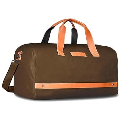 Nordia Rover Classic 30L Duffel – Rustic Brown Ember Edition | Stylish Unisex Multipurpose Gym &amp;Travel Duffel Bag with Shoe Pocket