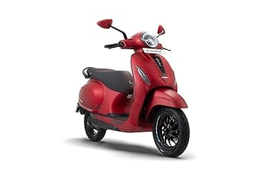 Chetak 3501 by Bajaj Auto High Speed Electric Scooter with charger - Matte Scarlet Red - Ex-Showroom