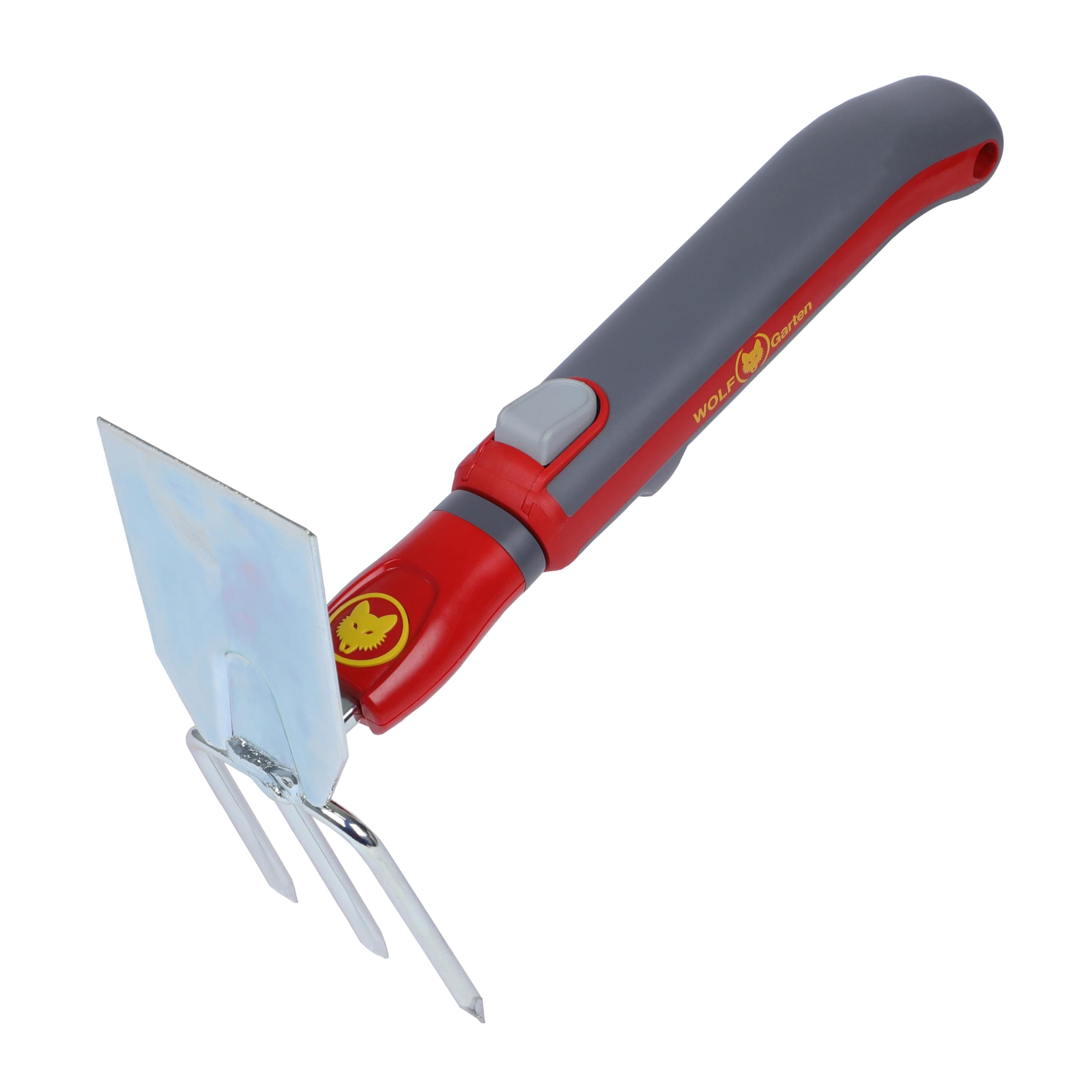 WOLF-Garten 71AIE006650 Small Double Hoe with Handle (Set), Working Width 7 cm, Ideal for Small/Crowded Gardens, Raised Garden Beds - LNM ZM 015