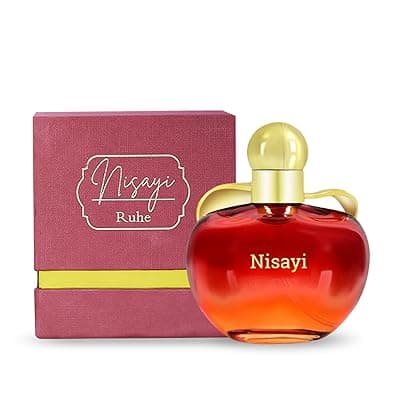 NISAYI Premium Ruhe Luxury Parfum for Men & Women | Long Lasting Floral & Aromatic Perfume | Jasmine, Lily, Freesia & Sandalwood Notes | 100ml