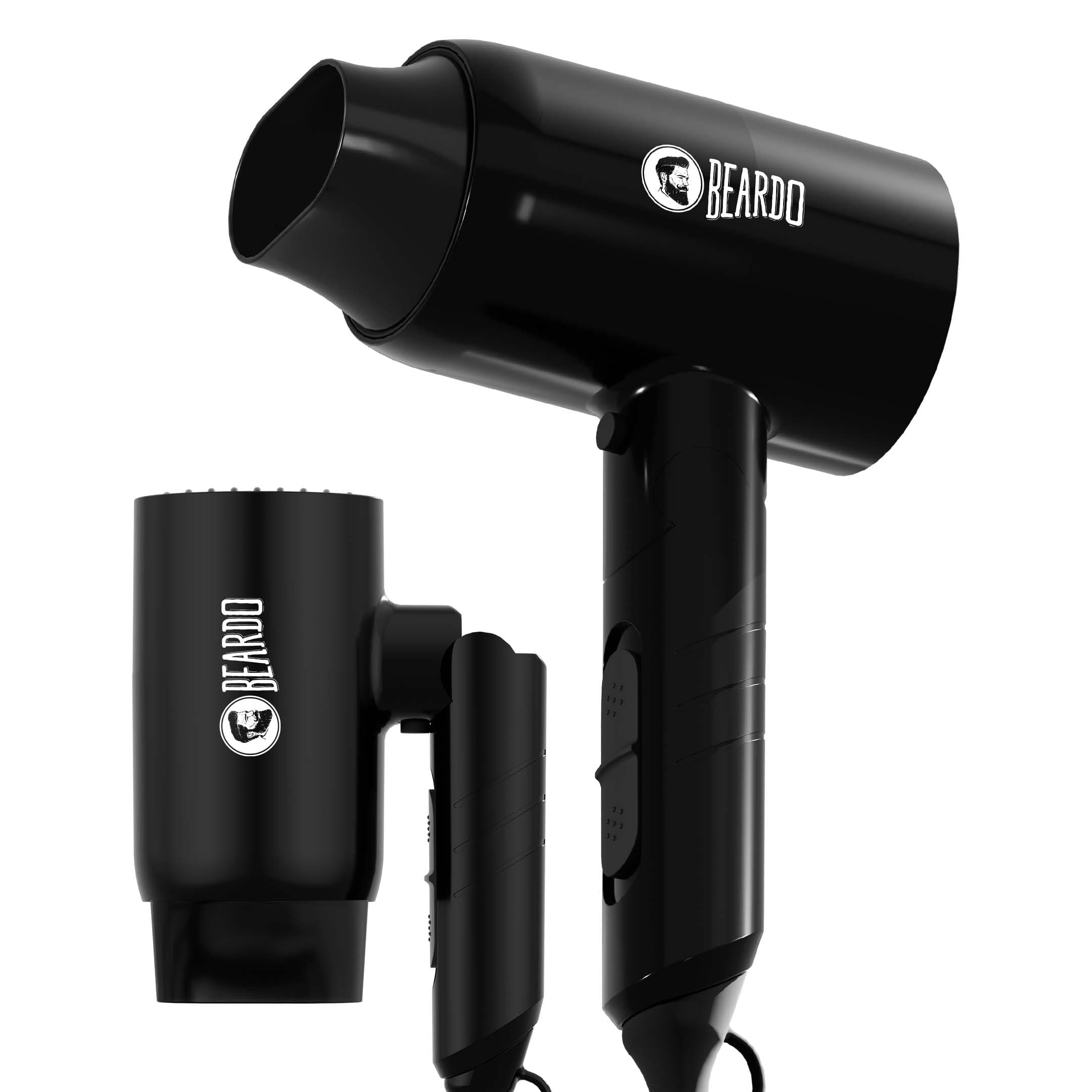 BEARDO Styling Gun ULTRA Advanced Hair Dryer for Men | 1600 Watts Foldable Hair Dryer | 3 Heat 2 Speed Setting | Travel Friendly | Cool Shot Button