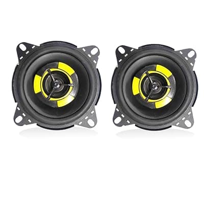 Audio Wheels 4-Inch 2-Way Speaker | 400W Peak Power, 70W RMS, 91dB Sensitivity, 55Hz-20KHz Frequency Response – High-Performance Audio
