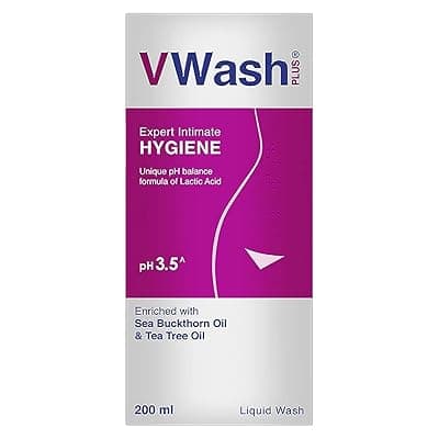 VWash Plus Expert Intimate Hygiene|| With Tea Tree Oil|| Liquid Wash Prevents Dryness|| Itchiness And Irritation|| Balances PH|| Paraben Free|| 200 ml