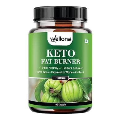 Keto Fat Burner 90 Capsules 1000MG, Weight Loss Supplement With Garcinia Cambogia, Green Coffee Beans Green Tea Extract Metabolism Booster, Fat Burner For Men &amp; Women (Pack of 1)