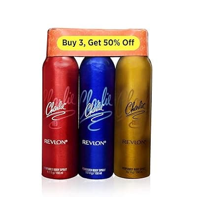 REVLON Charlie Deodorant Spray For Women (Combo Of 3)