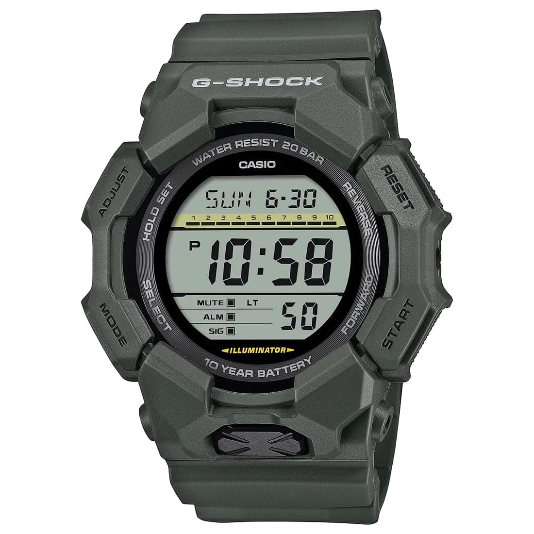 Casio G-Shock GD-010-3DR Digital Black Dial Men (G1605)