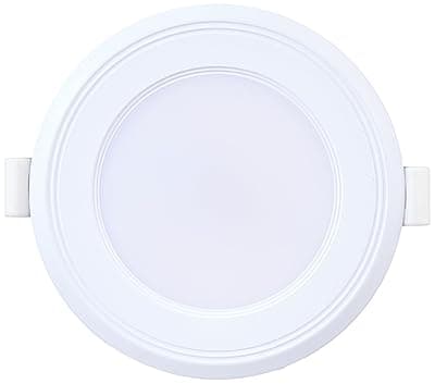 Havells Luna LED 3 in 1 JB Downlight 6W Downlight Energy Efficient Long Life of 25000 Burning Hours Perfectly FITS in Junction Boxes Powder Coated Polycarbonate HOUSING,80 Lumen Per Watt 4000K
