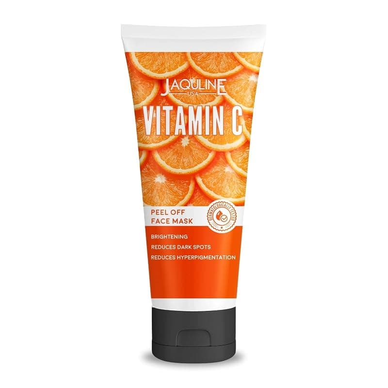 Jaquline USA Vitamin-C Peel Off Face Mask for Men & Women both | Fights Pollution & Dirt | Removes Impurities & Acne | Deeply Detoxifies Skin | Dermatologically Tested | 100ml