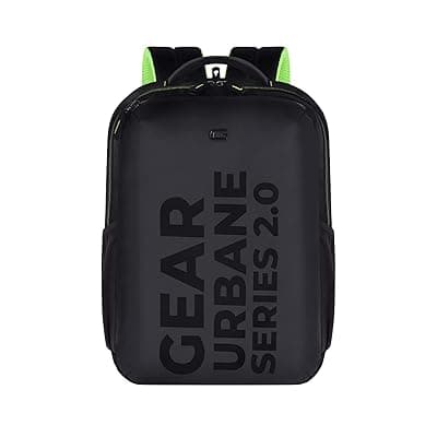Gear Parker 23L Water Resistant Anti Theft Laptop Bag/Backpack for Men/Women - Black