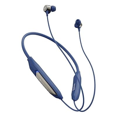 ZEBRONICS Yoga N3 with 46 Hours Backup,Bluetooth V5.2 Wireless Neckband,Enc Calling,Gaming Mode (Upto 50Ms),Voice Assistant,Dual Pairing,Splash Proof&amp;Type C (Blue),in-Ear