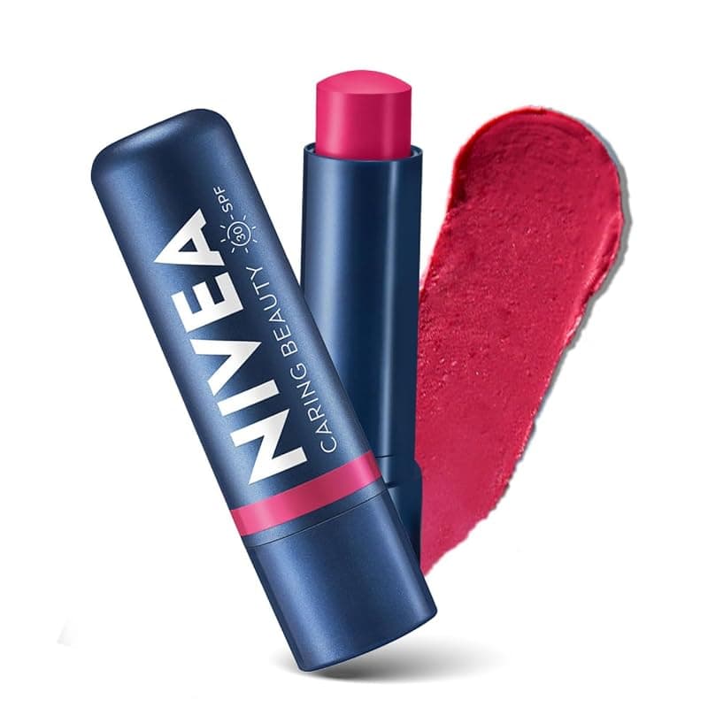NIVEA Lip Caring Beauty Pink Lip Balm | Lip &amp; Cheek Tint with SPF 30
