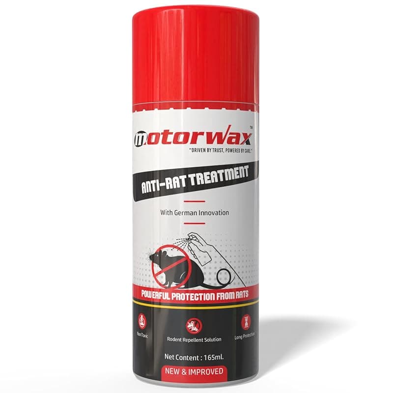 Anti-Rat Treatment Spray 165ml | Rodent Repellent Solution | Non-Toxic | Long Protection | German Innovation | Car &amp; Bike Wire Protection (1, Pack of- 1)