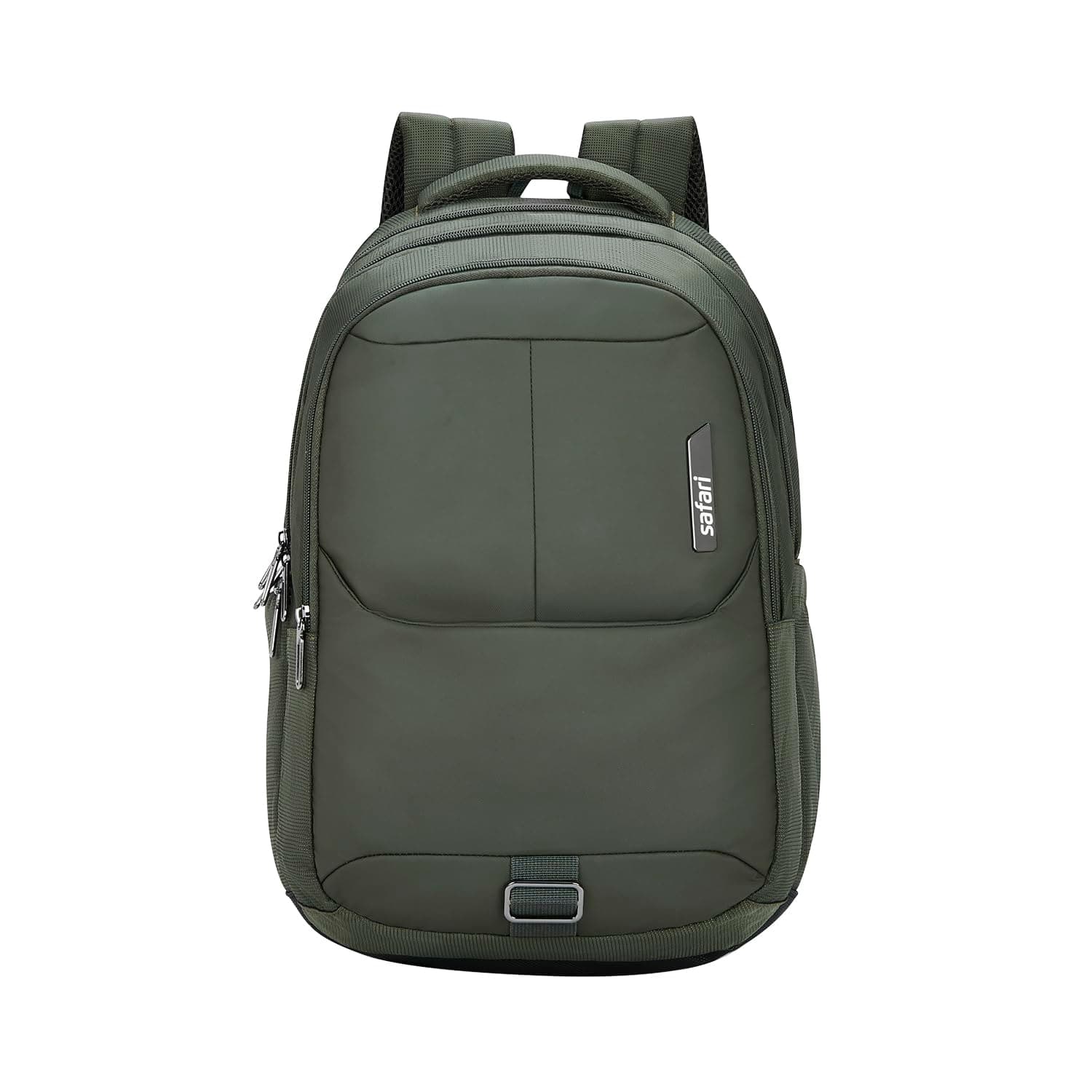 Safari Forge 34L Laptop Backpack, 3 compartments, Raincover, Antitheft pocket, Trolley Sleeve, Organizer, Bottle holder, Front pocket, College bag, school bag, Formal backpack