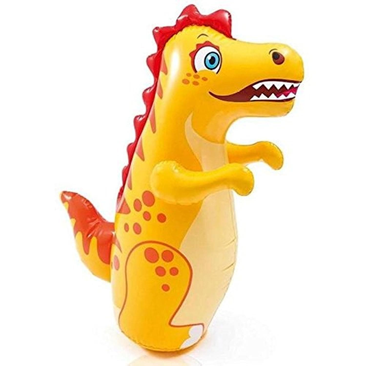 Intex Plastic Dragon Hit Me 3-D Toy Inflatable Bouncer for Kids (Multicolour, 44669)