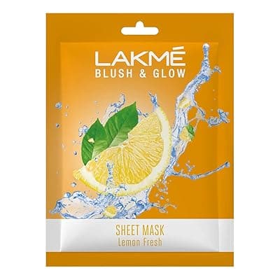 Lakme Blush &amp; Glow Lemon Sheet Mask, 25 ml