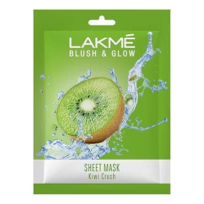 Lakme Blush &amp; Glow Kiwi Sheet Mask, 25 ml