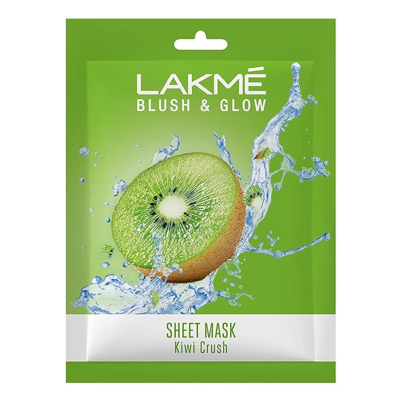 Lakme Blush &amp; Glow Kiwi Sheet Mask, 25 ml