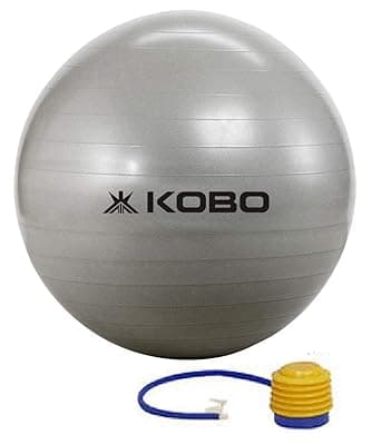 Kobo Gym Ball Anti Burst with Foot Pump (Imported)