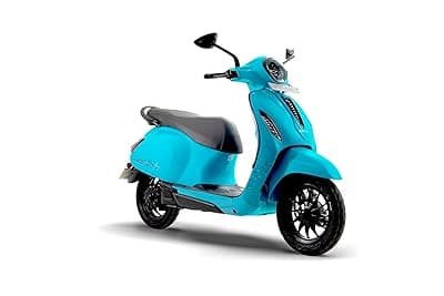 Chetak 3001 by Bajaj Auto High Speed Electric Scooter with charger - Azure Blue - Ex-Showroom