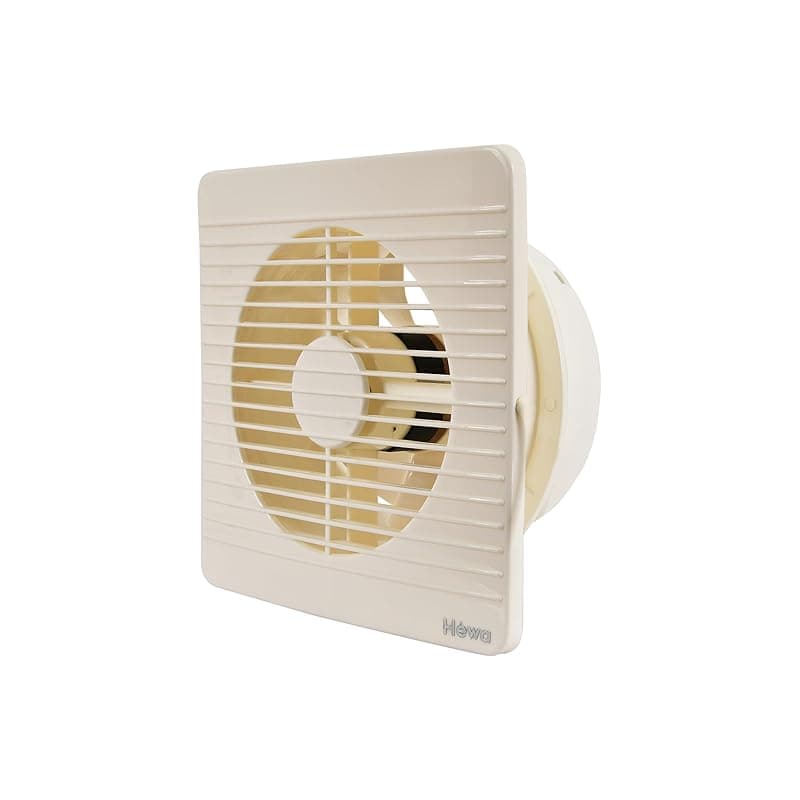 HEWA Onyx 6 inch 150mm high speed Ventilation Exhaust Fan for bathroom, kitchen with 2 year warranty (Ivory)