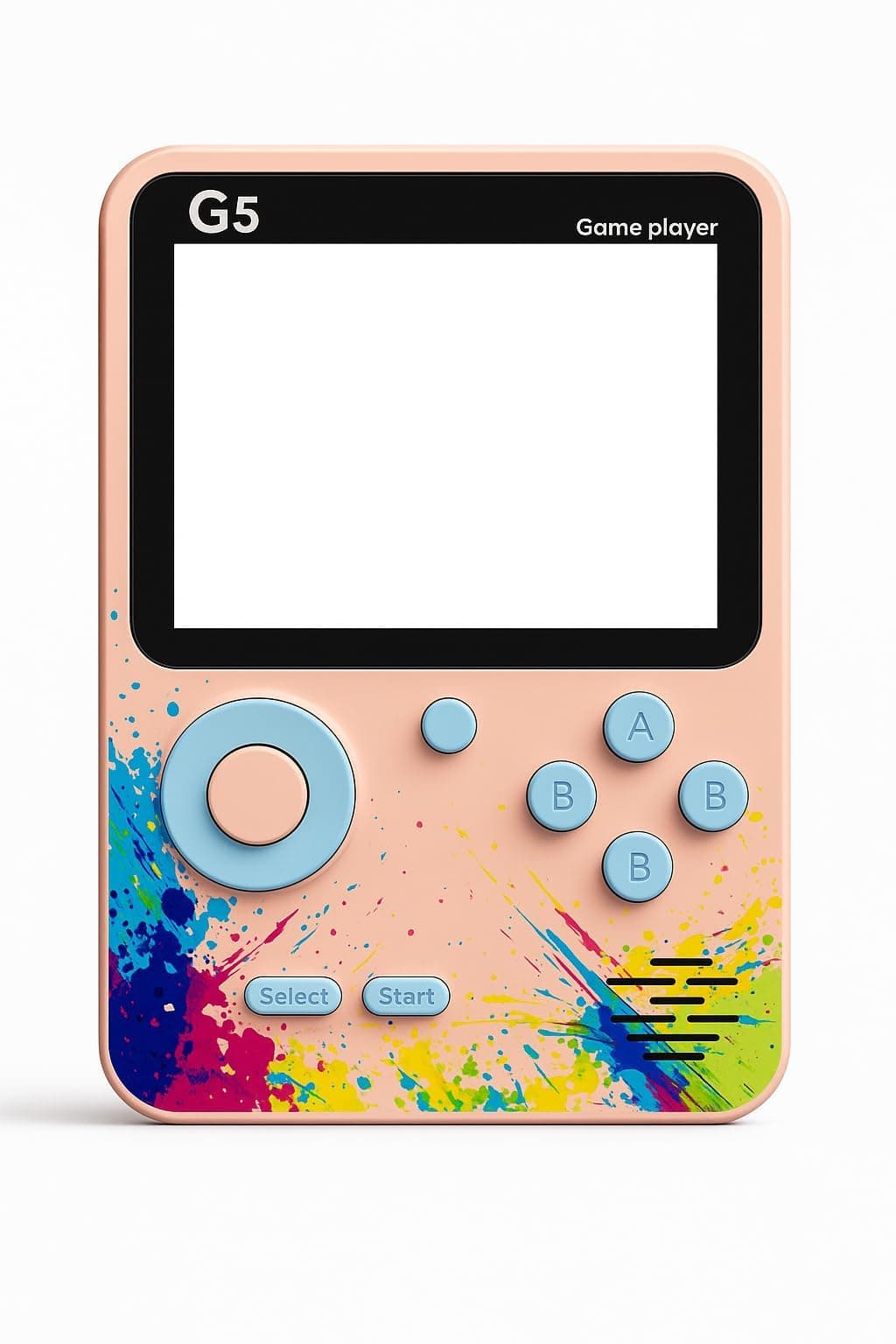 500-in-1 Rechargeable Handheld Video Game Console for Kids with 3 Inch Display, Portable Retro Gaming Console, Built-in Classic Games, USB Charging, Pocket Size Video Game Player for Boys Girls Travel